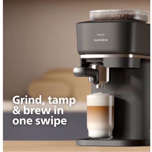 Philips Baristina Espresso Machine Automatic w/ Built-In Grinder MSRP $449 - Picture 5 of 8